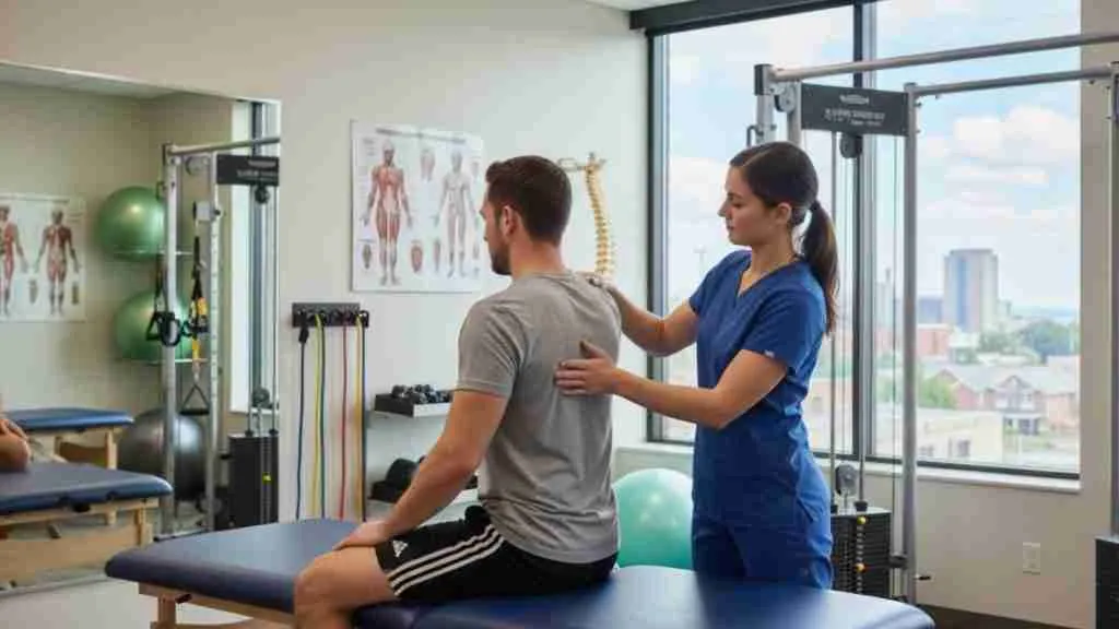 Posture correction exercises Tilak Nagar